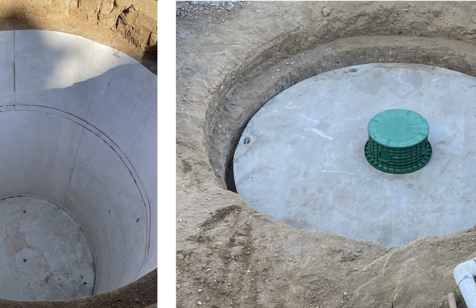 installed cistern caissons